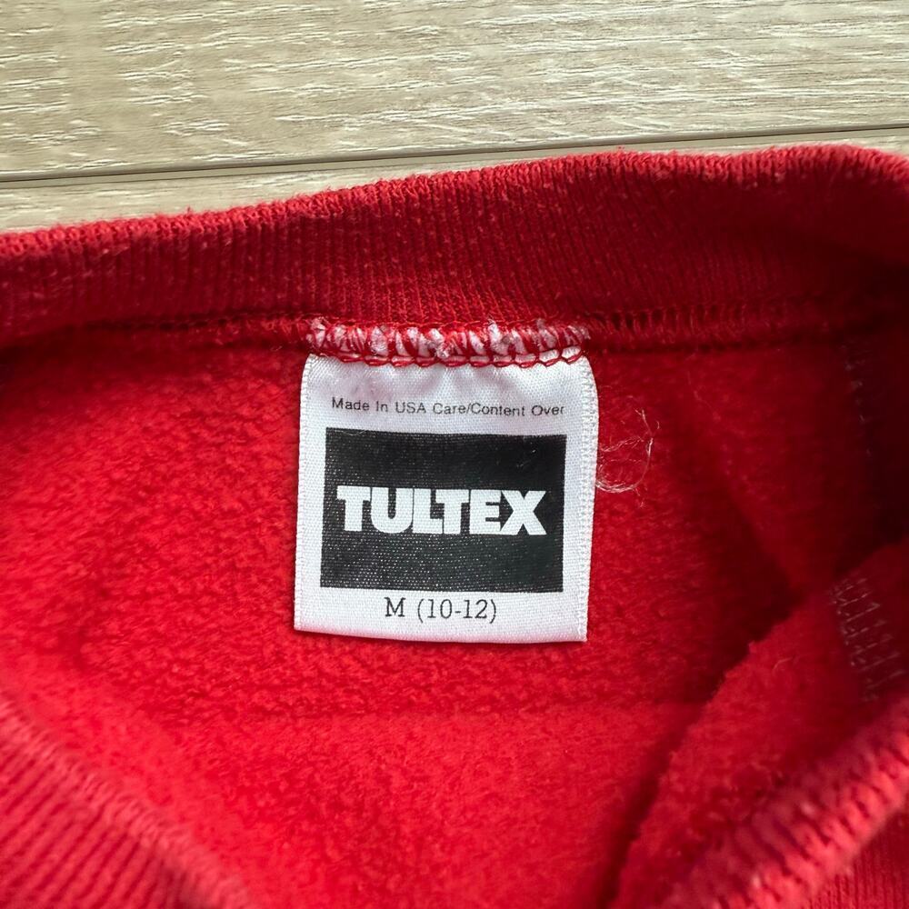 Vintage Kids University of Wisconsin red crewneck sweatshirt size medium 10/12 - Picture 3 of 8